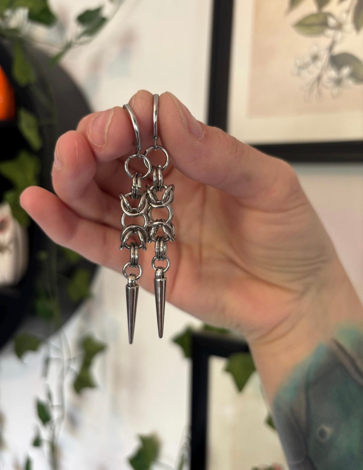 Ophelia Chain Drop Earrings