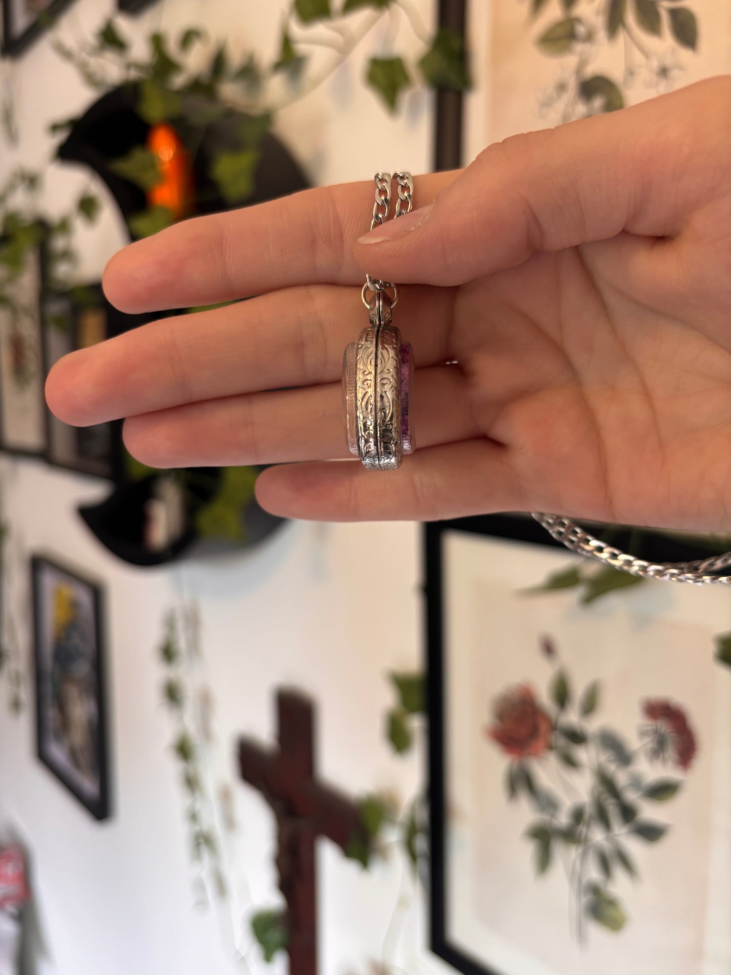 Mouse Skull Pendant Necklace