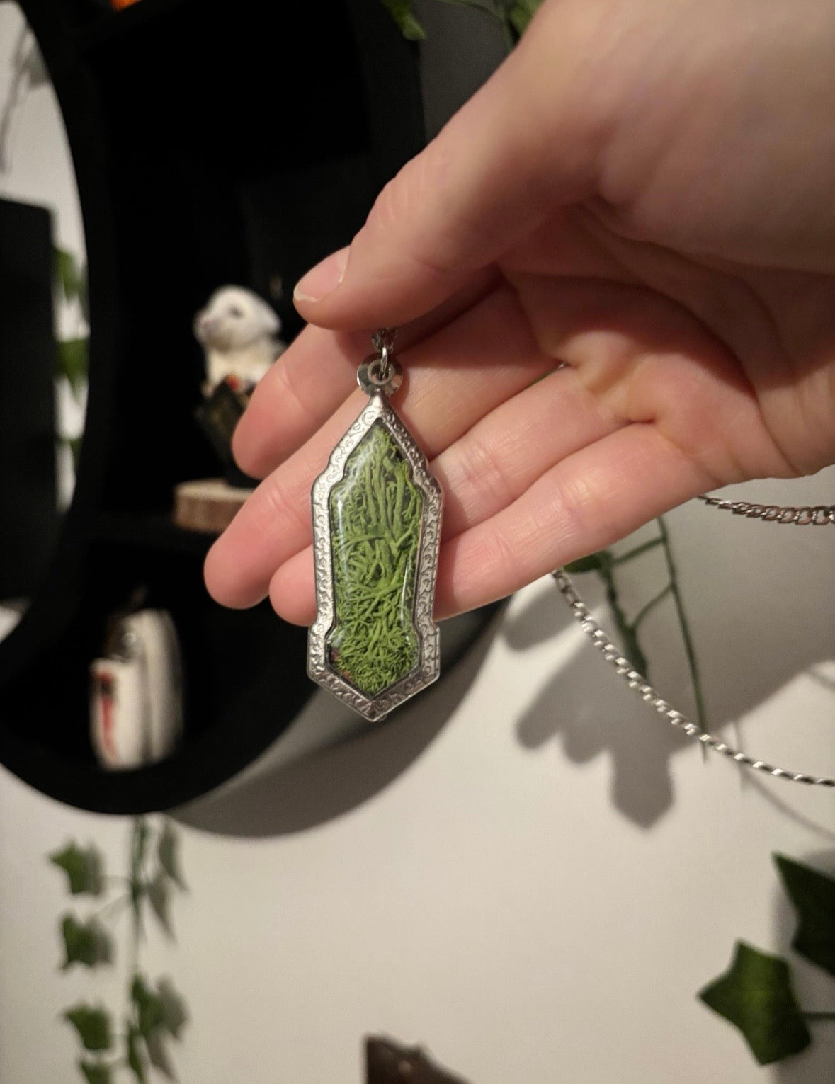 Jaw Bone Pendant Necklace