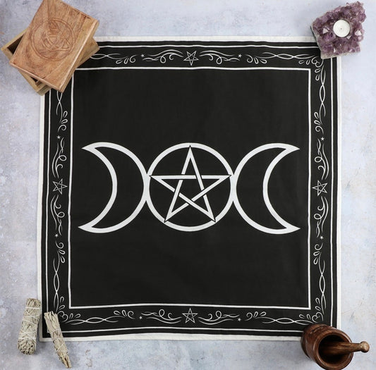 Triple Moon Altar Cloth