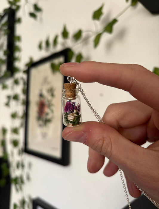 Small Mammal Teeth Jar Necklaces